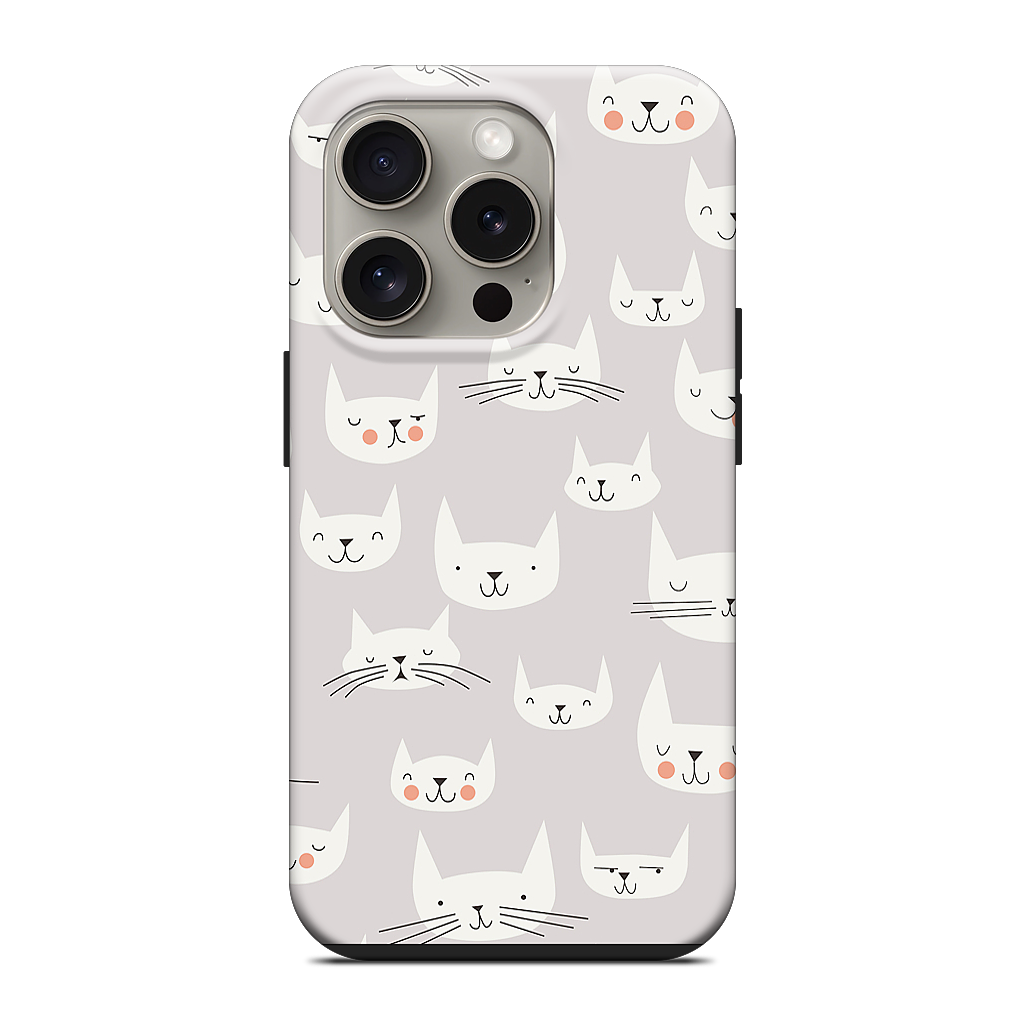 Cat Faces iPhone Case