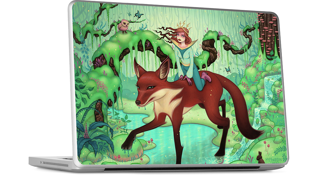 The Fox's Respite MacBook Skin