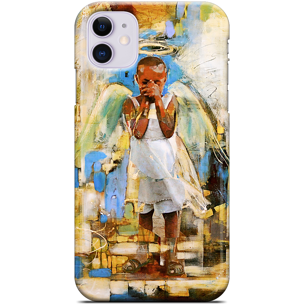 Shy Angel iPhone Case