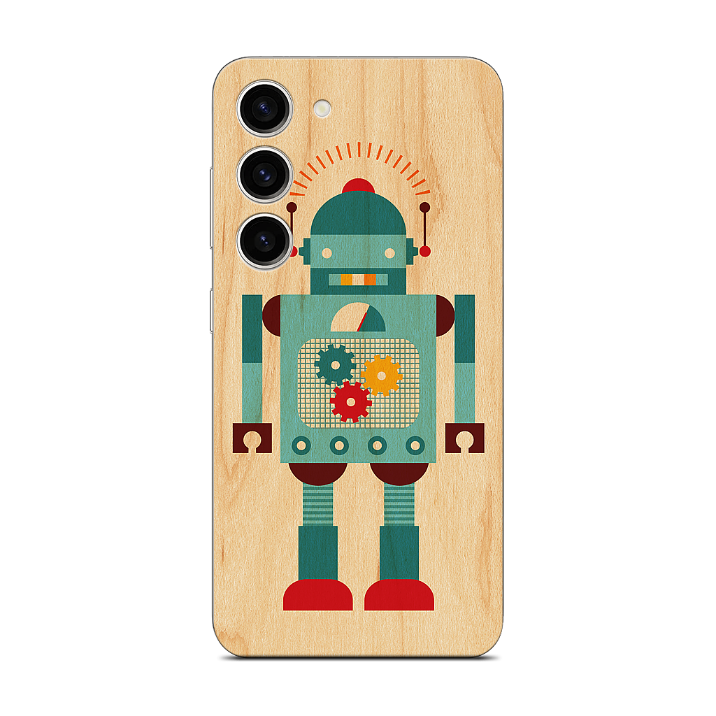 Blue Robot Samsung Skin
