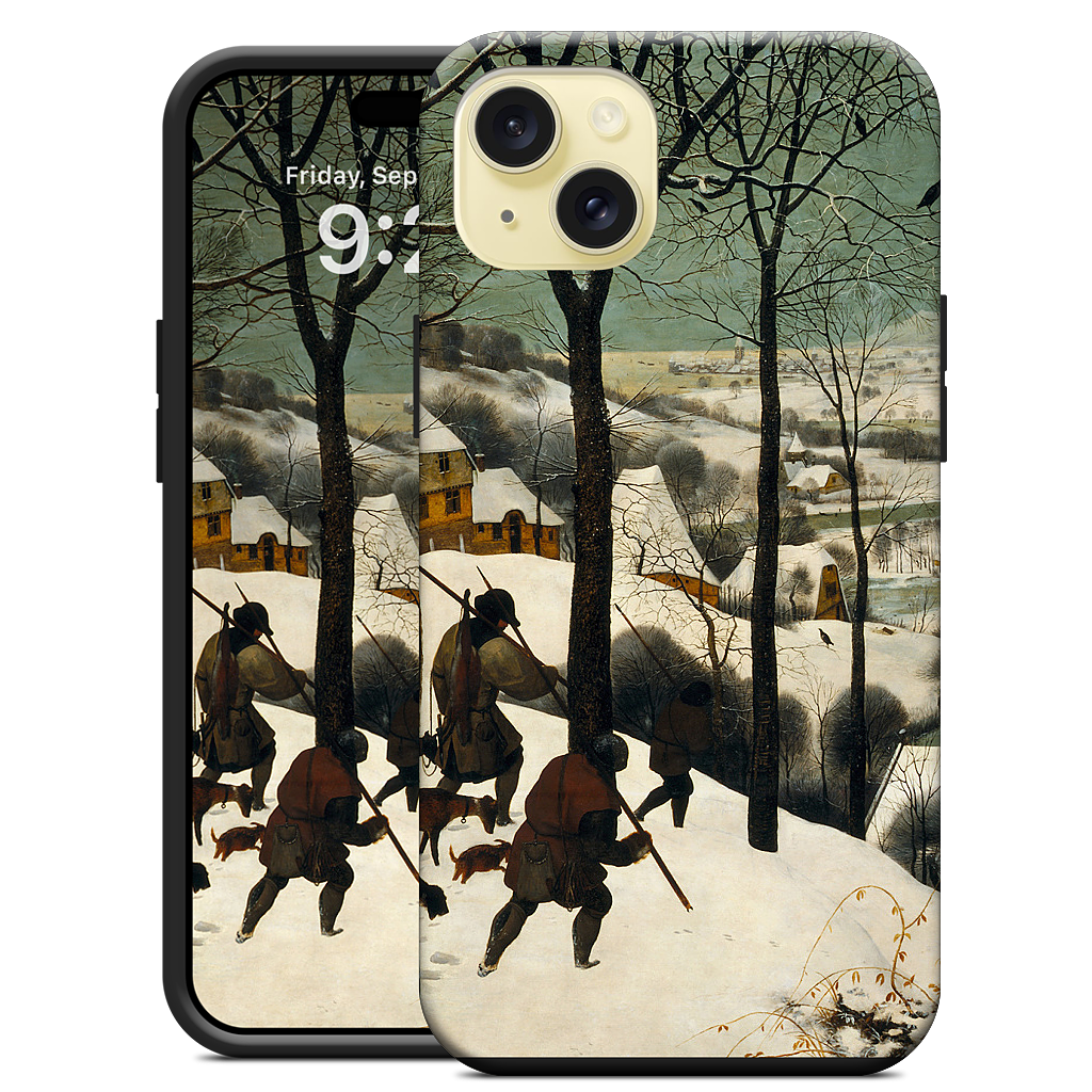 Hunters in the Snow iPhone Case