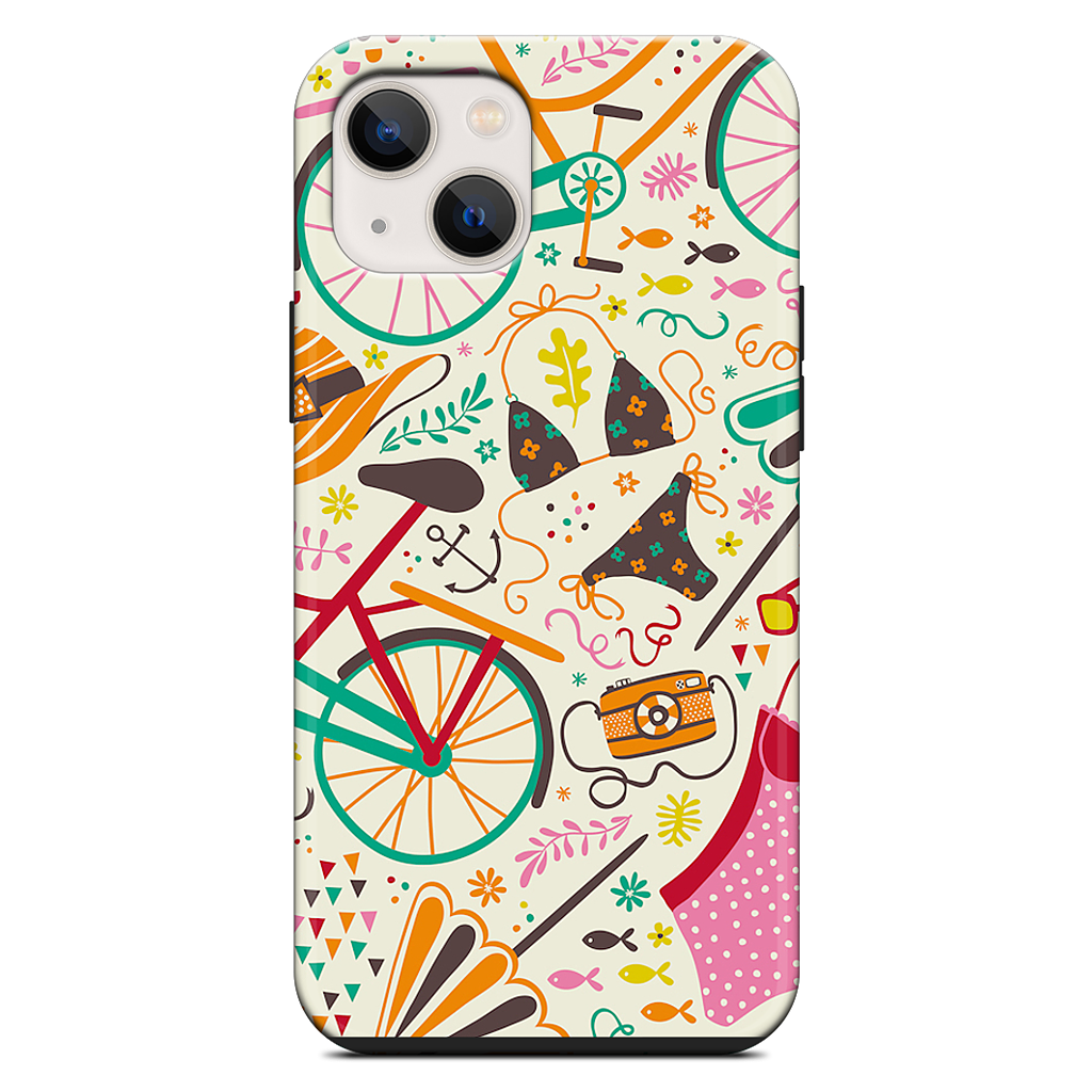 Seaside Cycle iPhone Case