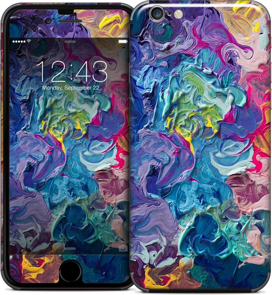 Rainbow Flow Abstract iPhone Skin