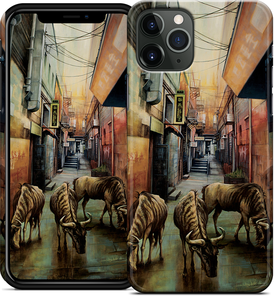 "Street of Three Beasts" -Levinson iPhone Case