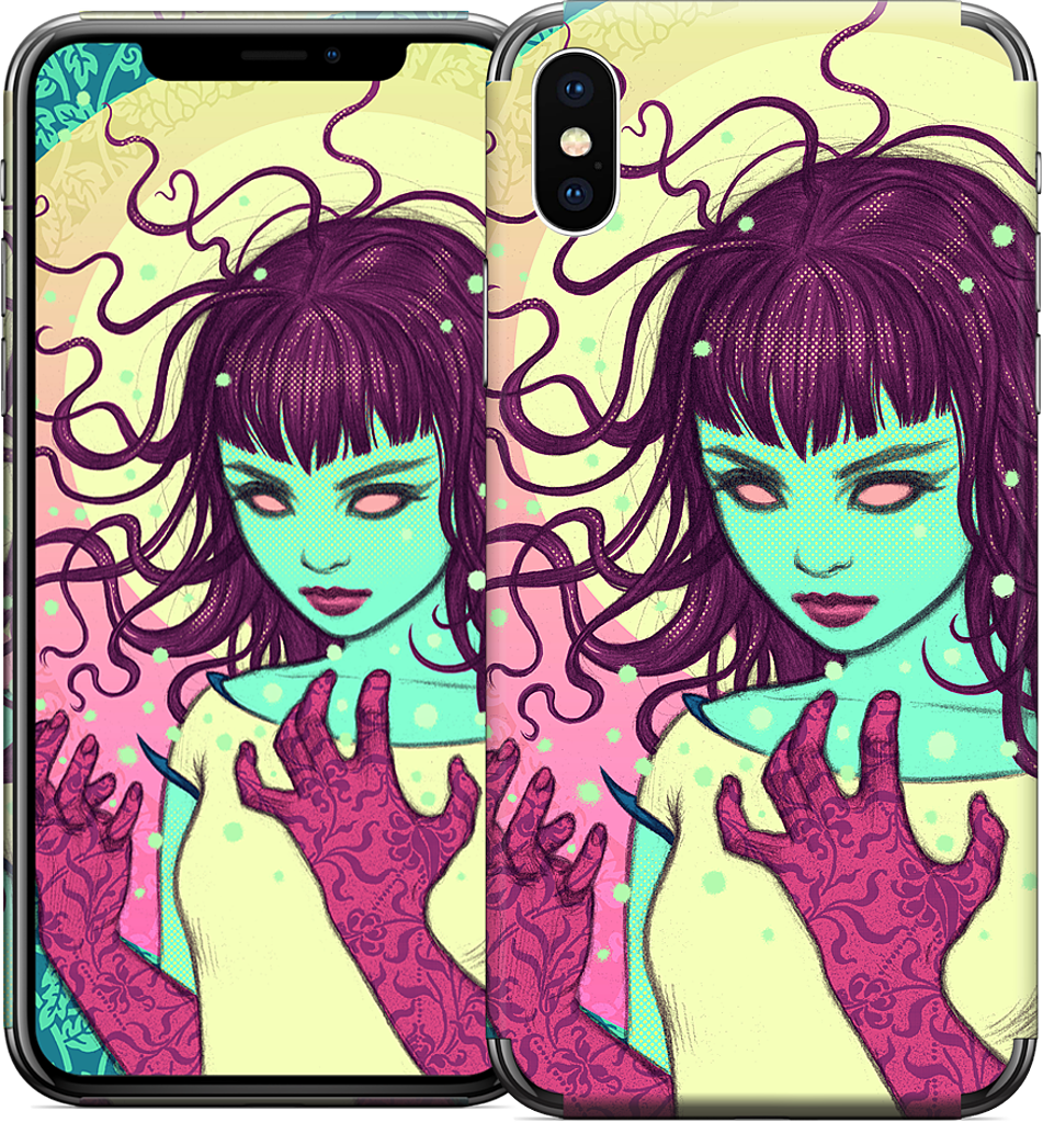In The Absence Of Gravity iPhone Skin
