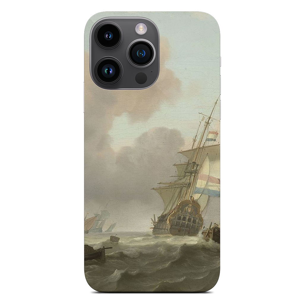 Ships in Choppy Sea iPhone Skin