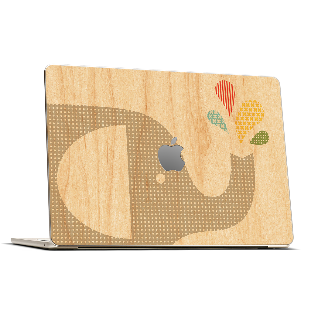 Elephant with Calf MacBook Skin