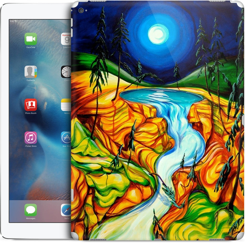Cup Of Life Athabasca Falls Jasper iPad Skin