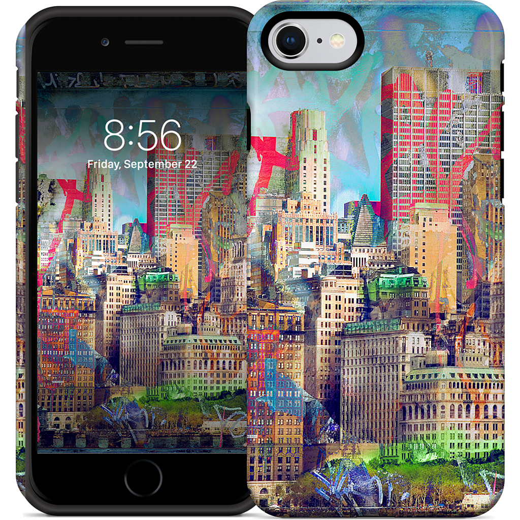 Graffiti Skyline iPhone Case