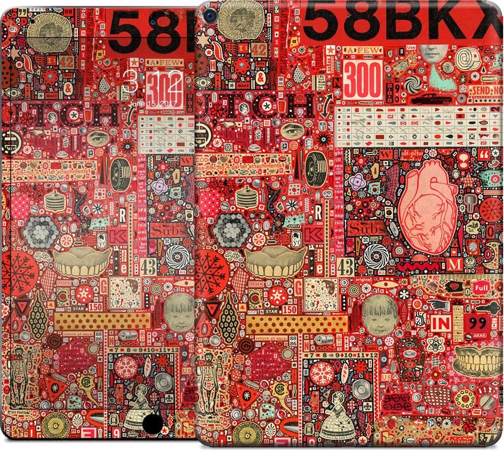 Big Numbers - Heart and Teeth iPad Skin