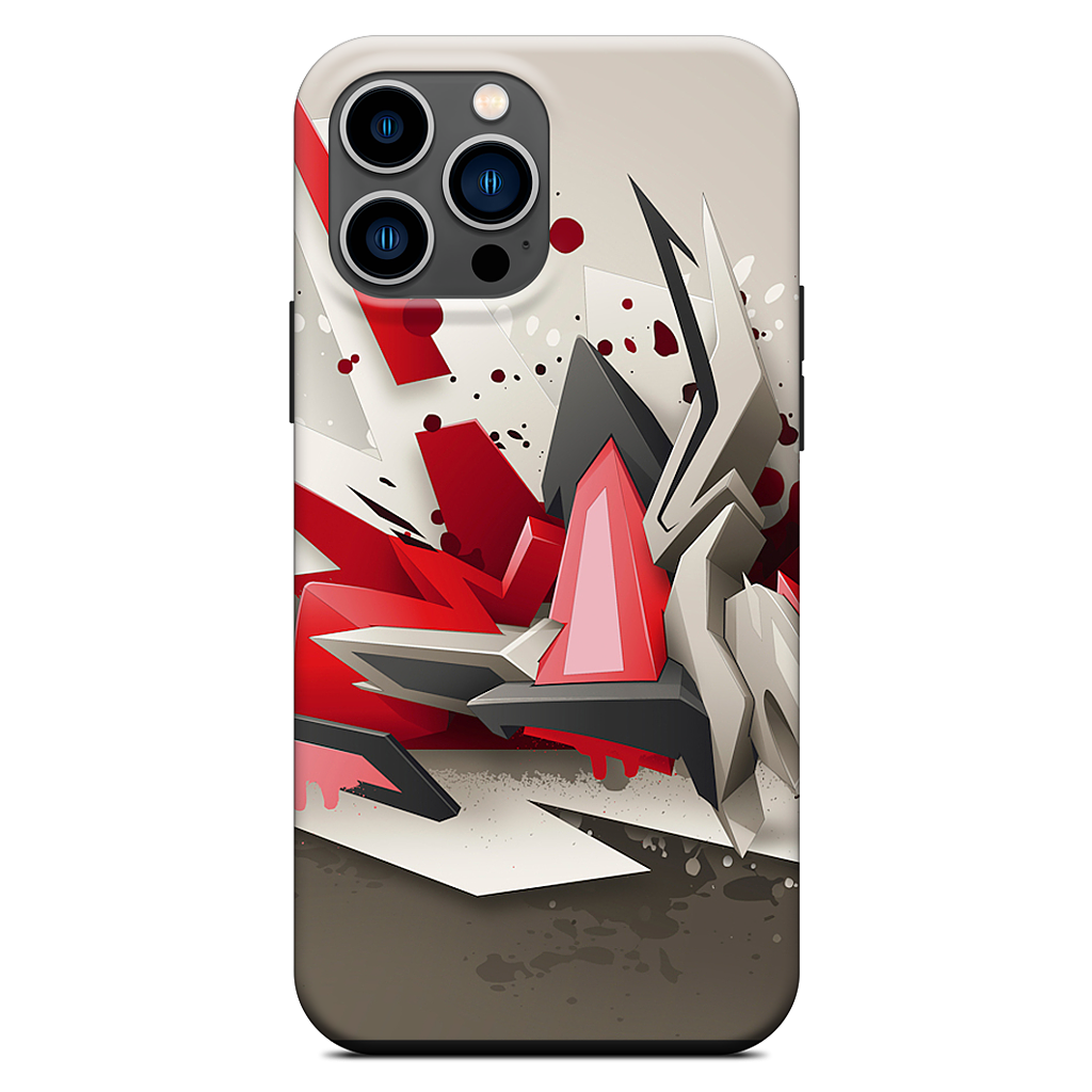 Red Metal iPhone Case