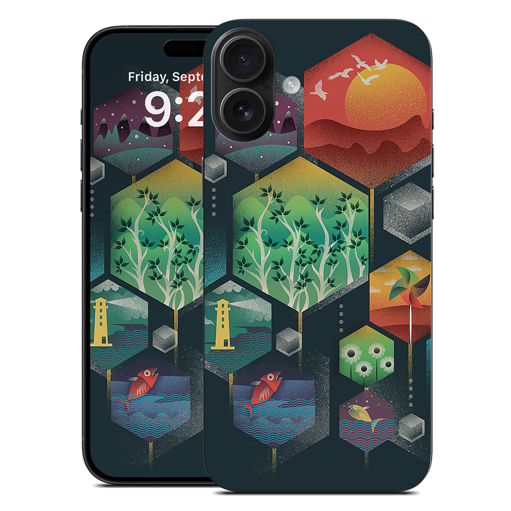 Geometrical Wonders iPhone Skin