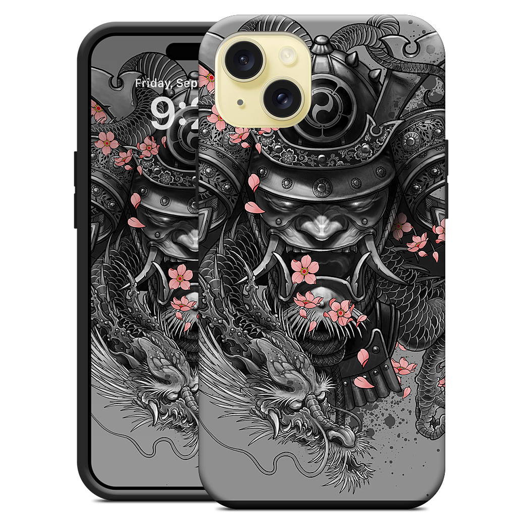 Samurai Dragon iPhone Case