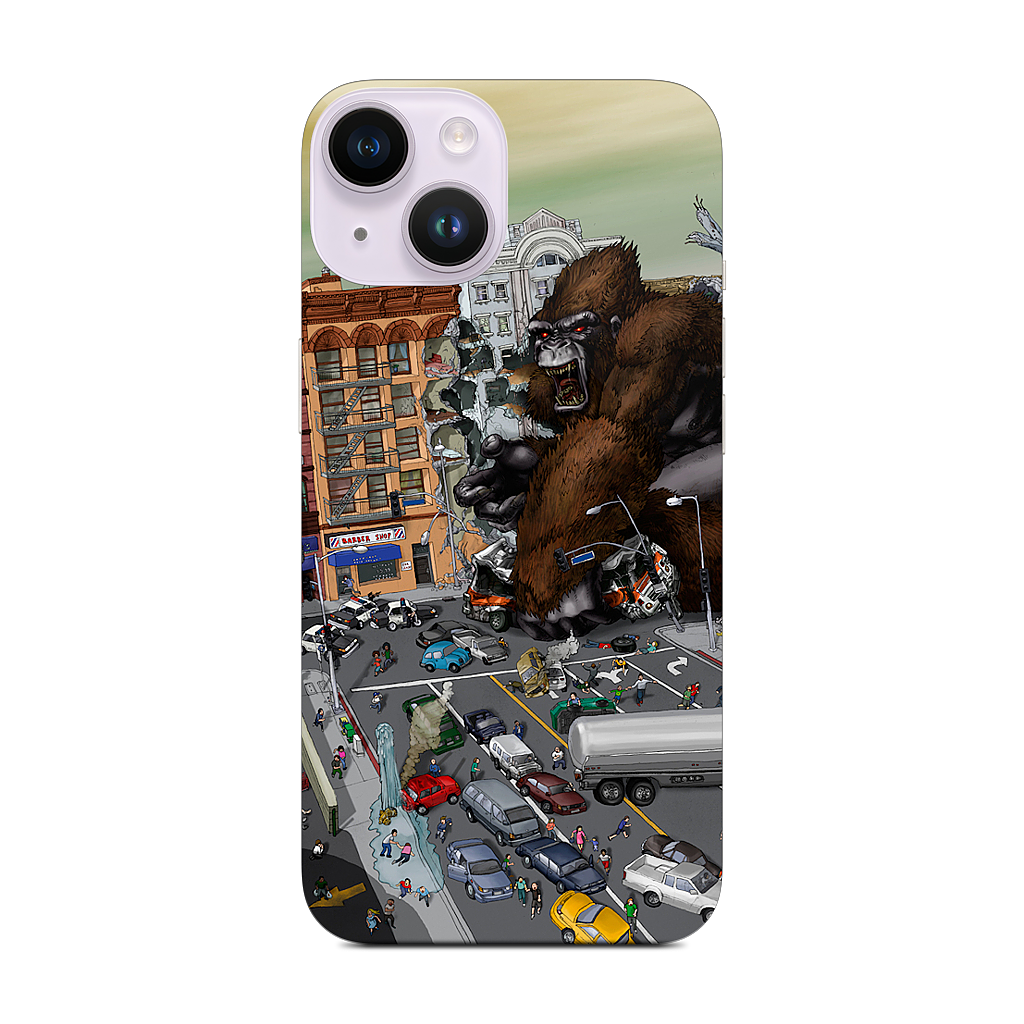 War Of The Monsters iPhone Skin