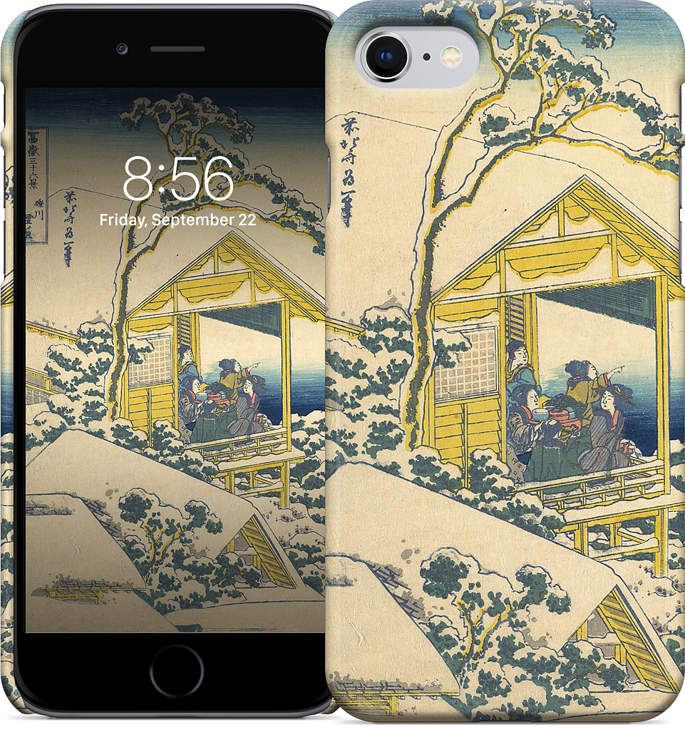 Morning After the Snow at Koishikawa in Edo (Koishikawa yuki no ashita) iPhone Case