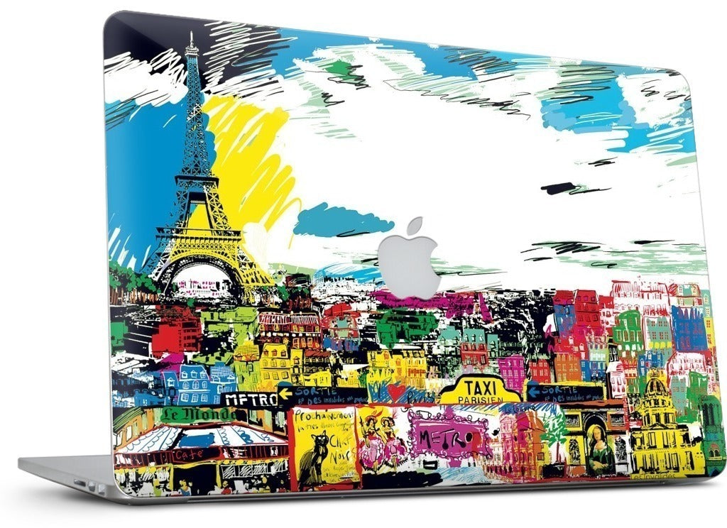 Paris Skyline MacBook Skin