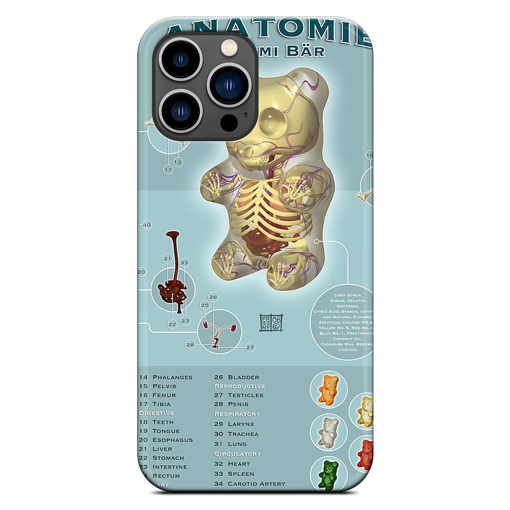 Gummi Anatomie iPhone Case