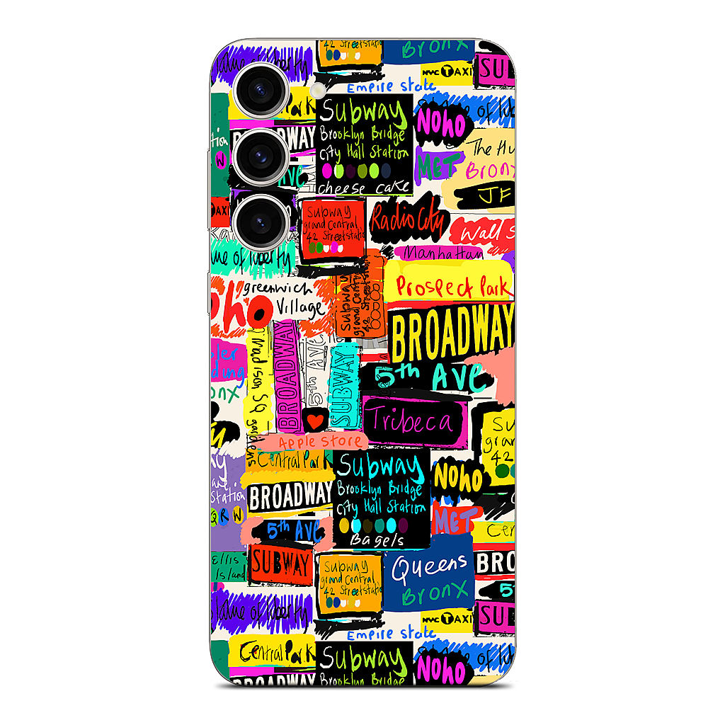 NYC Words Samsung Skin