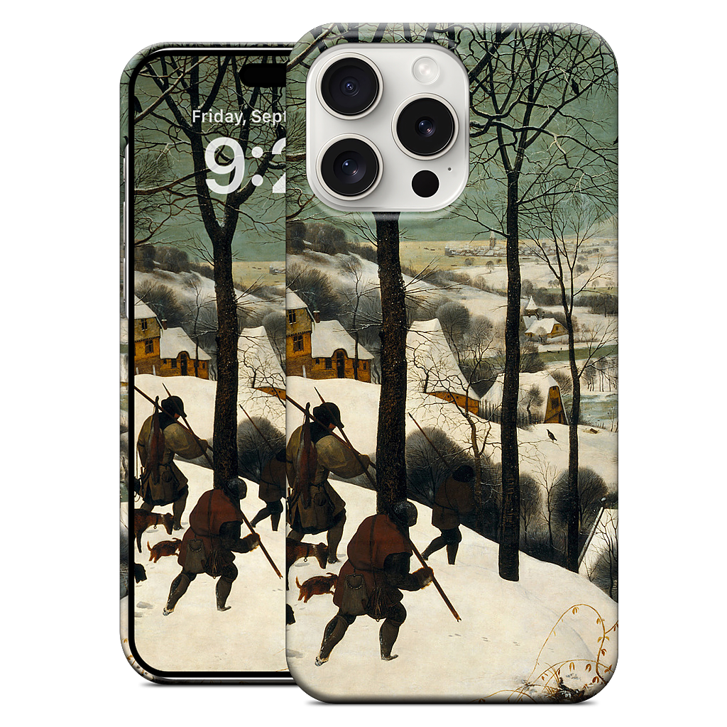 Hunters in the Snow iPhone Case
