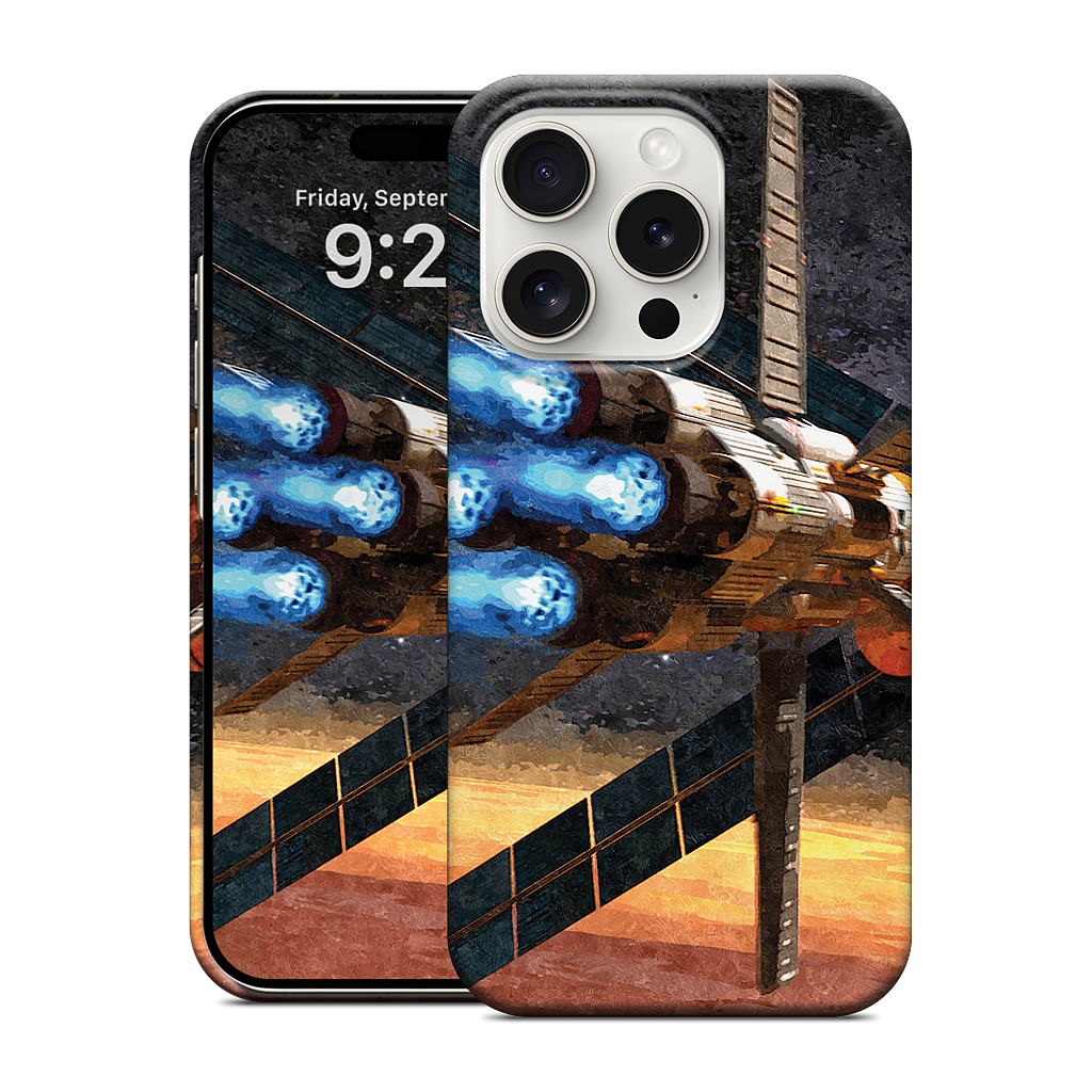 Mars Orbit iPhone Case