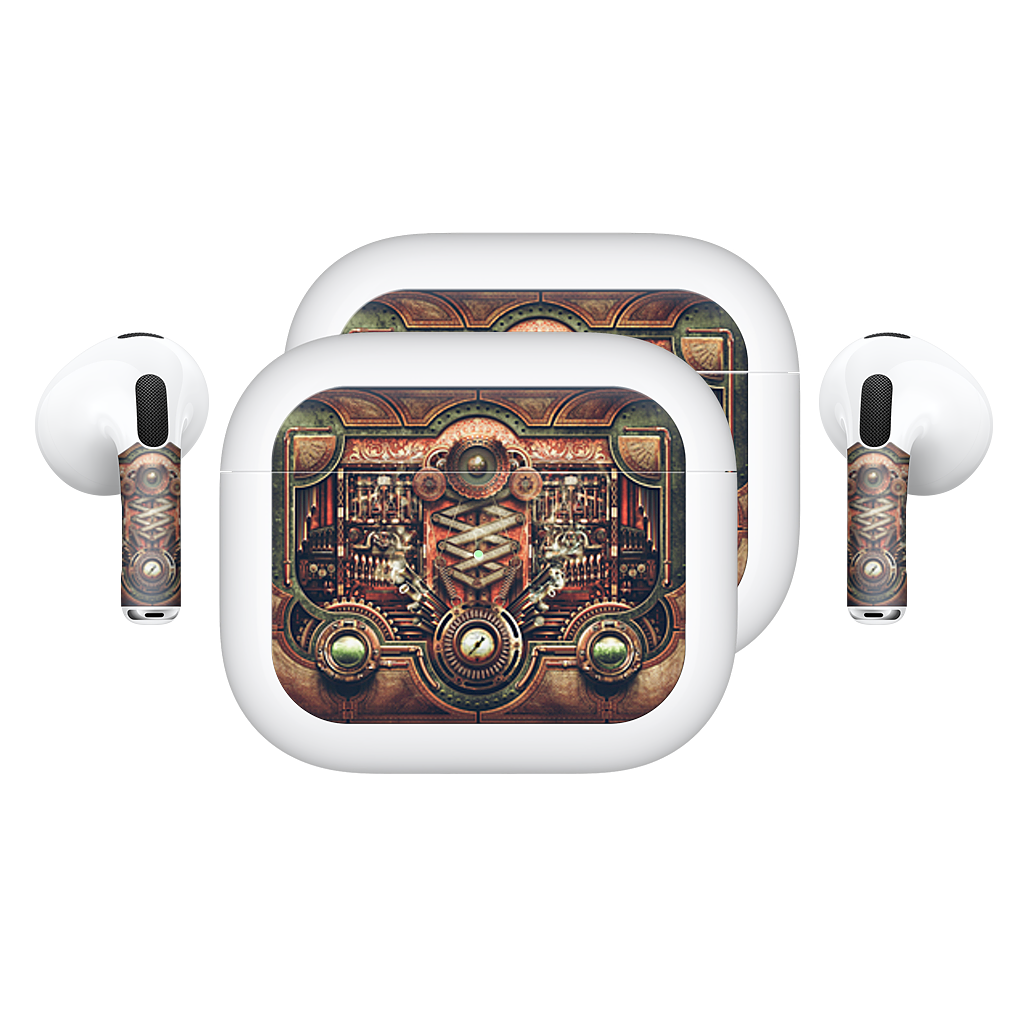 Steampunk Motherboard AirPods