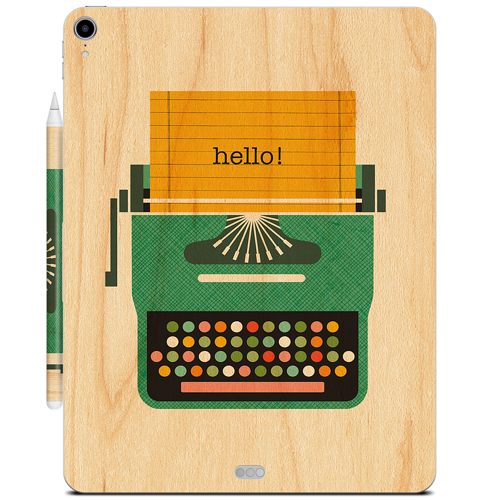 Typewriter iPad Skin