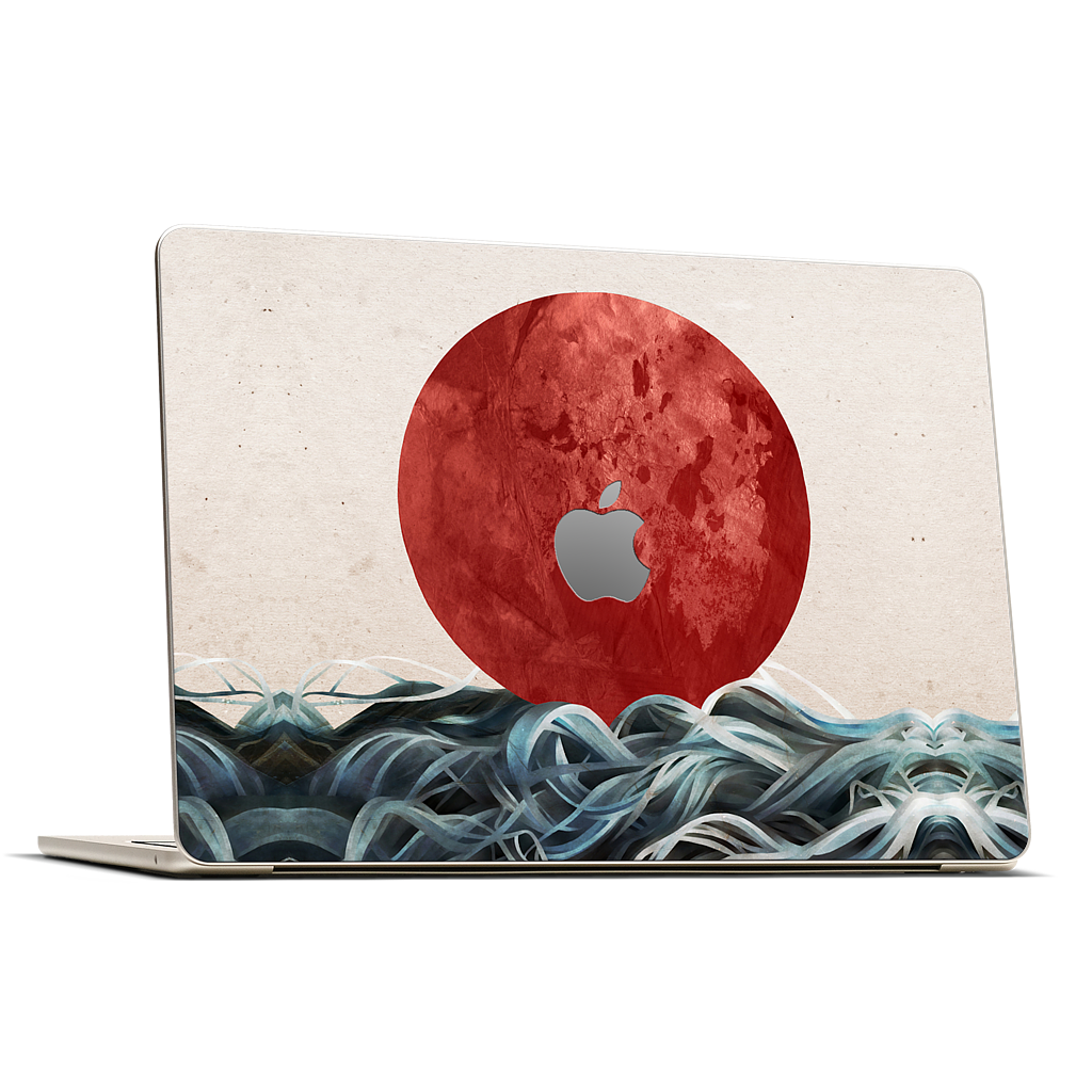 Sunrise in Japan MacBook Skin