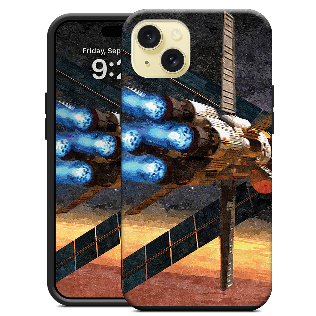 Mars Orbit iPhone Case