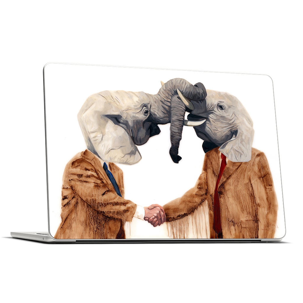Trunking In Korea MacBook Skin