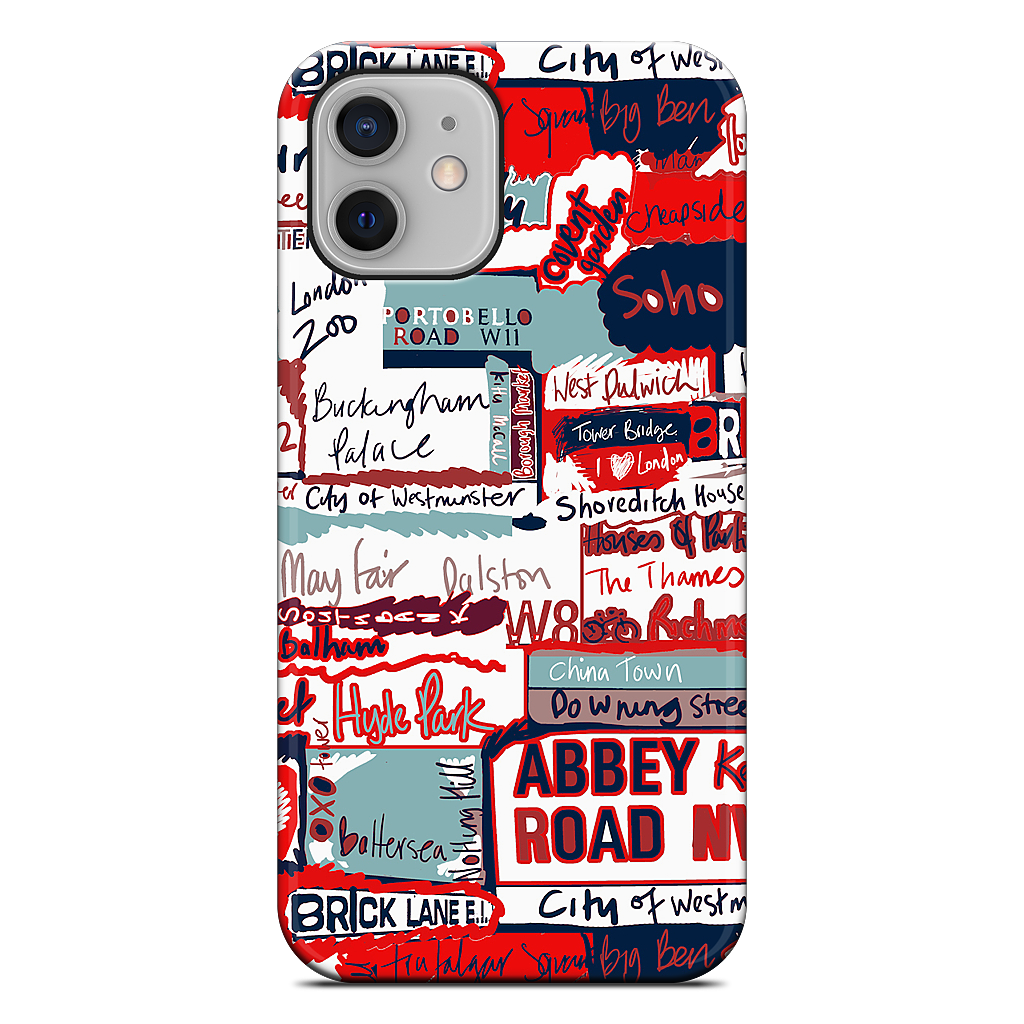 London Words iPhone Case