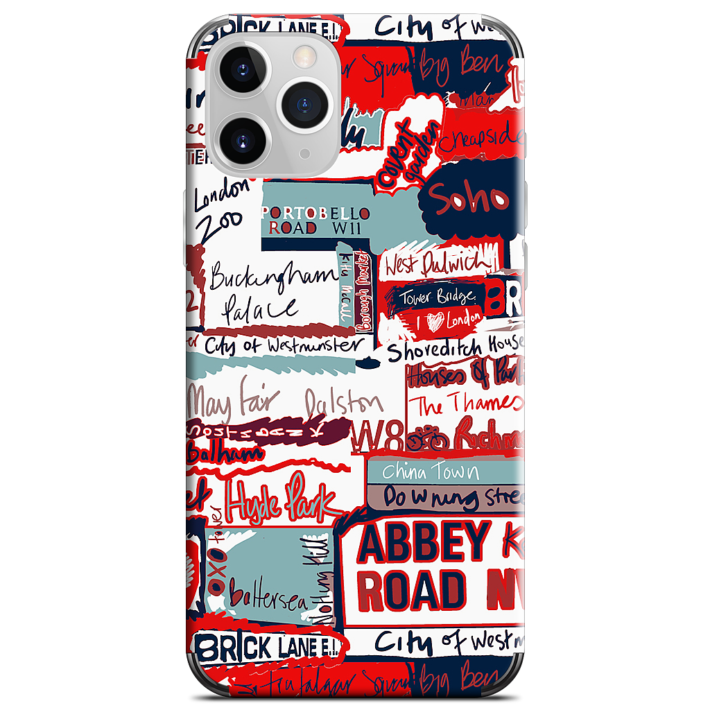 London Words iPhone Skin