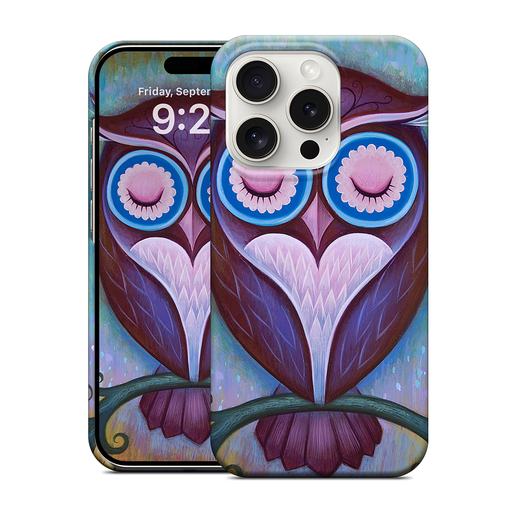 Sleepy Owl iPhone Case