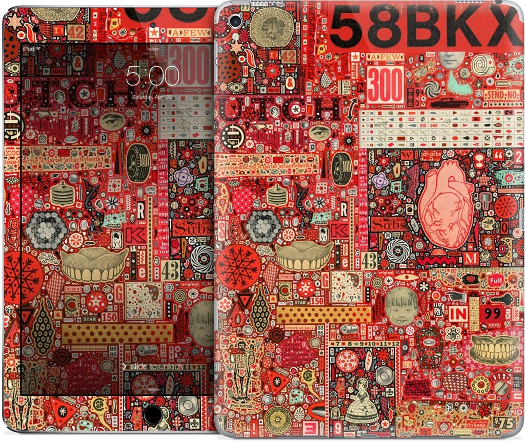 Big Numbers - Heart and Teeth iPad Skin