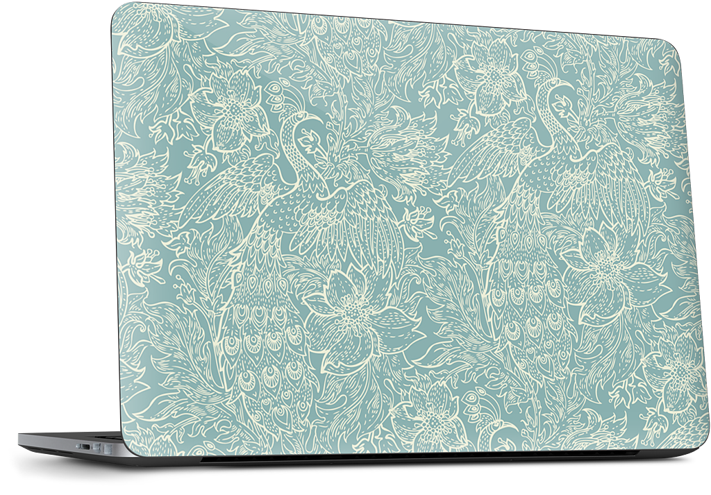 Peacock Dell Laptop Skin