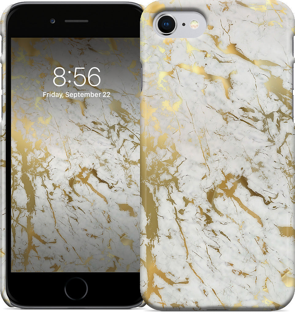 Gold Marble iPhone Case