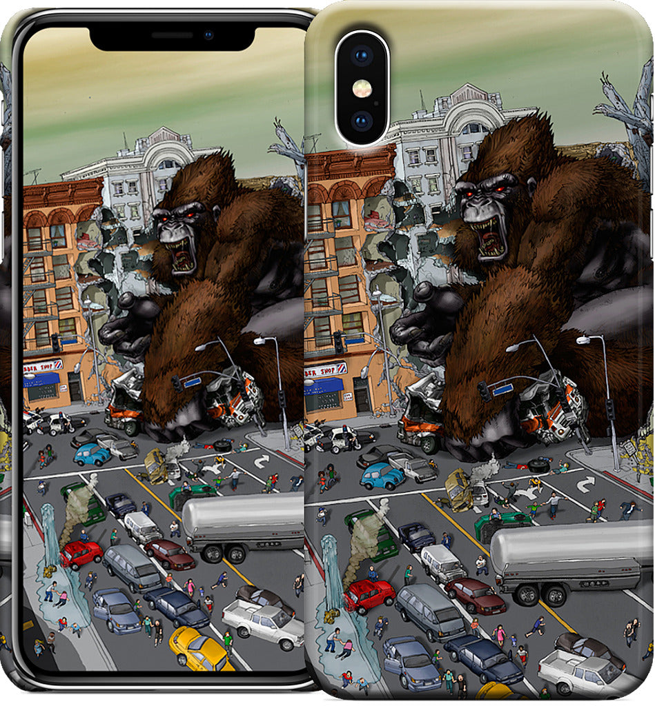 War Of The Monsters iPhone Case