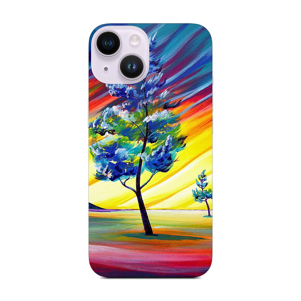 Thick Frost Sunset Glow iPhone Skin