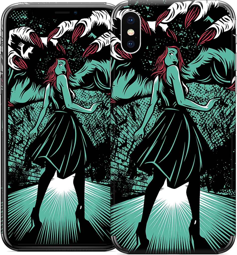 Molly vs The Zombie iPhone Skin
