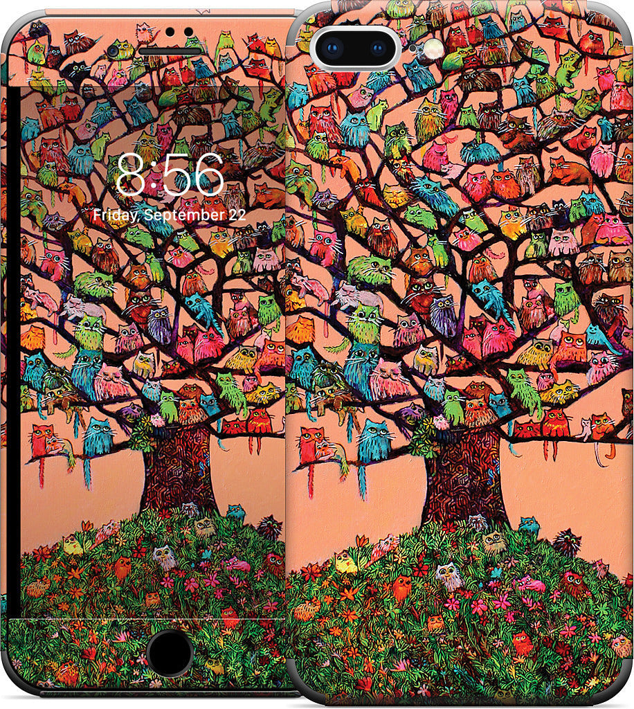 "Meau Tree" iPhone Skin