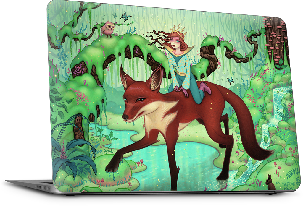 The Fox's Respite MacBook Skin