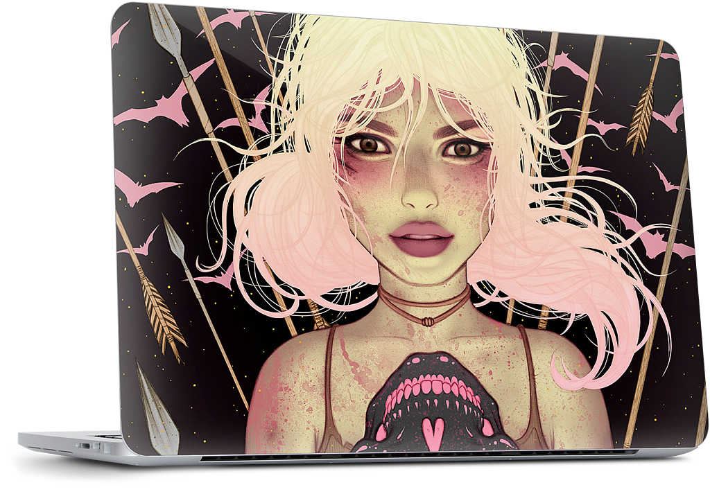 Memento Black MacBook Skin