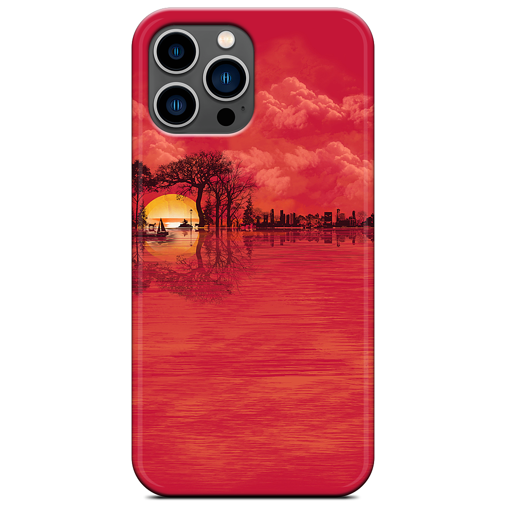 Musical Sunset iPhone Case