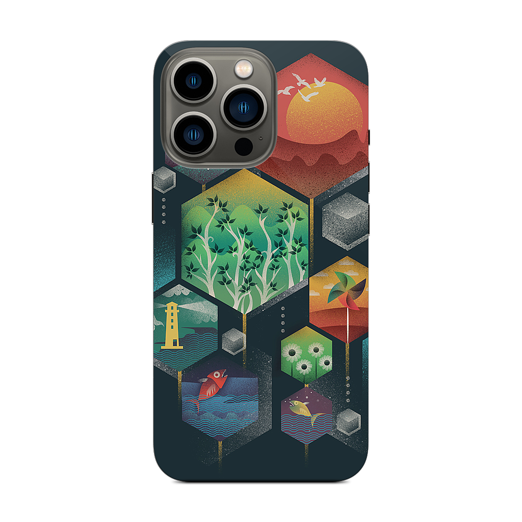Geometrical Wonders iPhone Skin