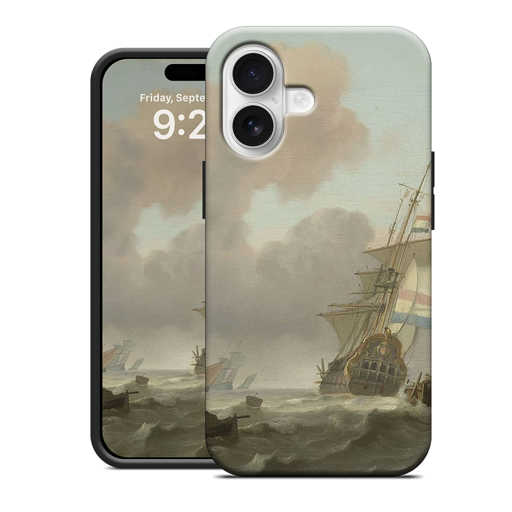 Ships in Choppy Sea iPhone Case