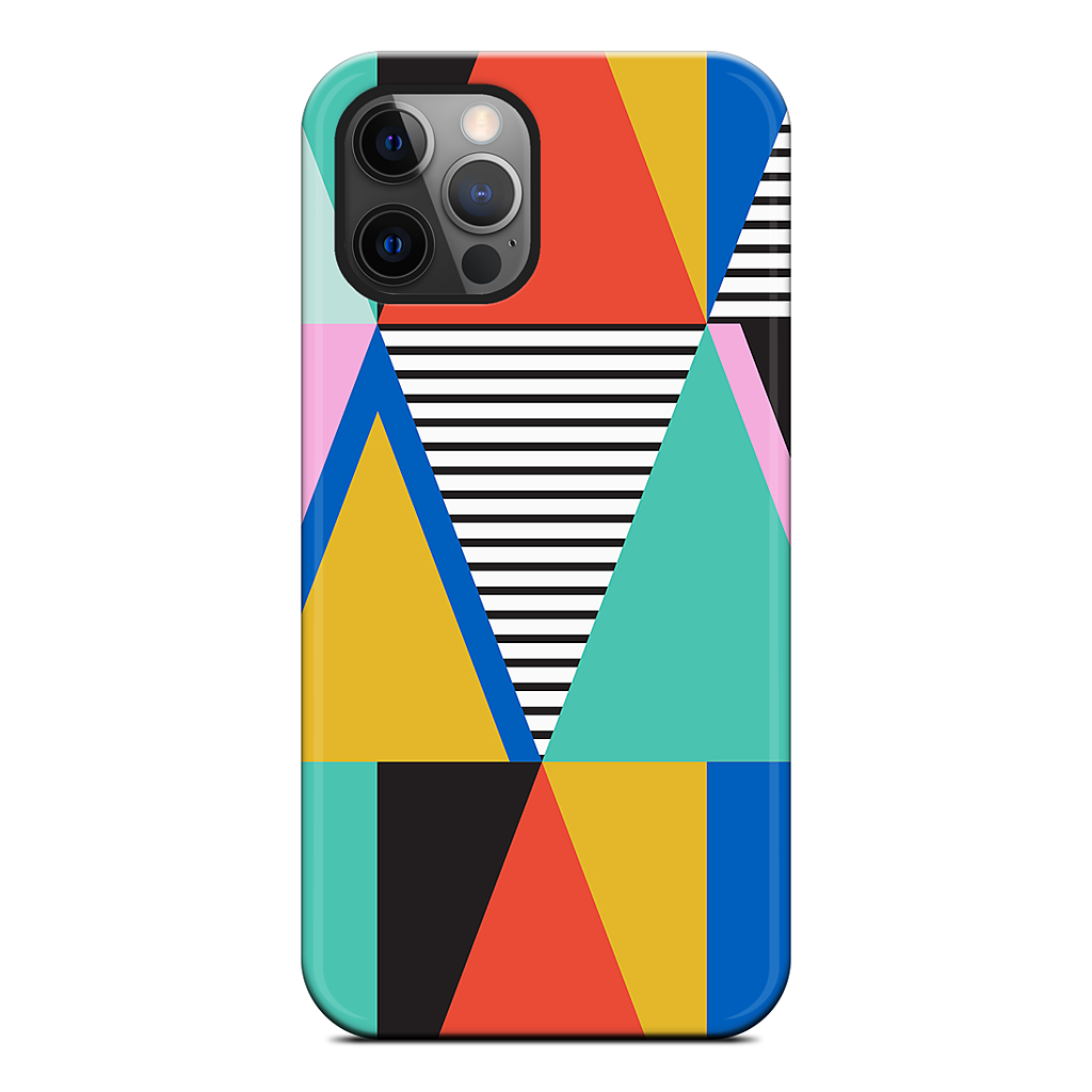 Graphic Triangles iPhone Case