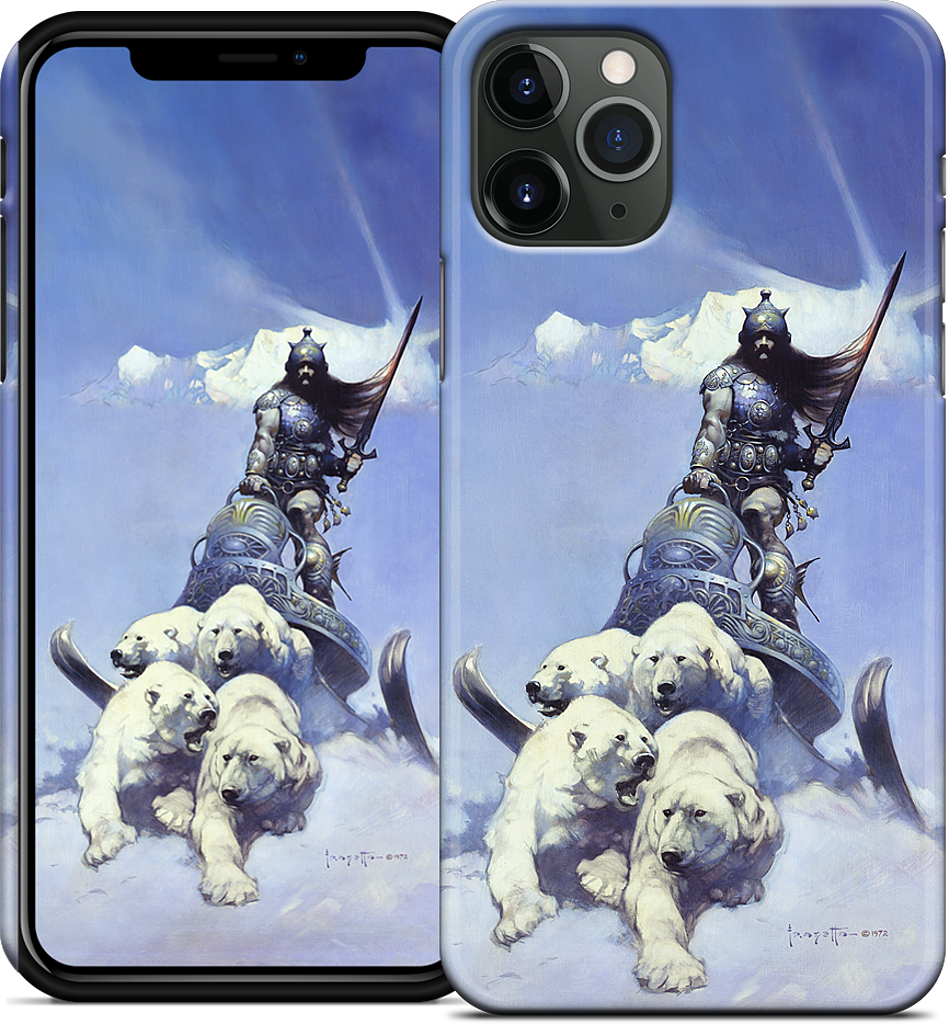 Silver Warrior iPhone Case