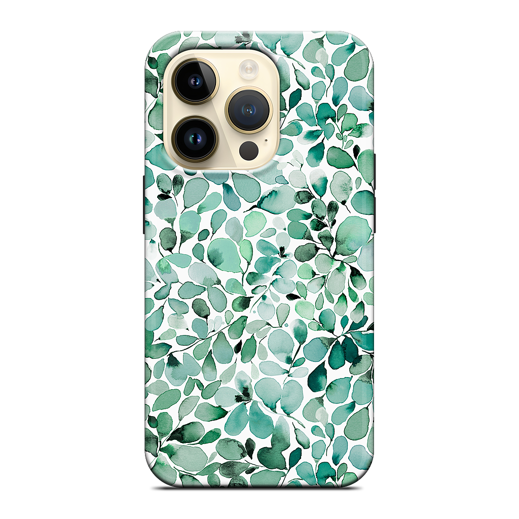 Eucalyptus Leafy Green iPhone Case