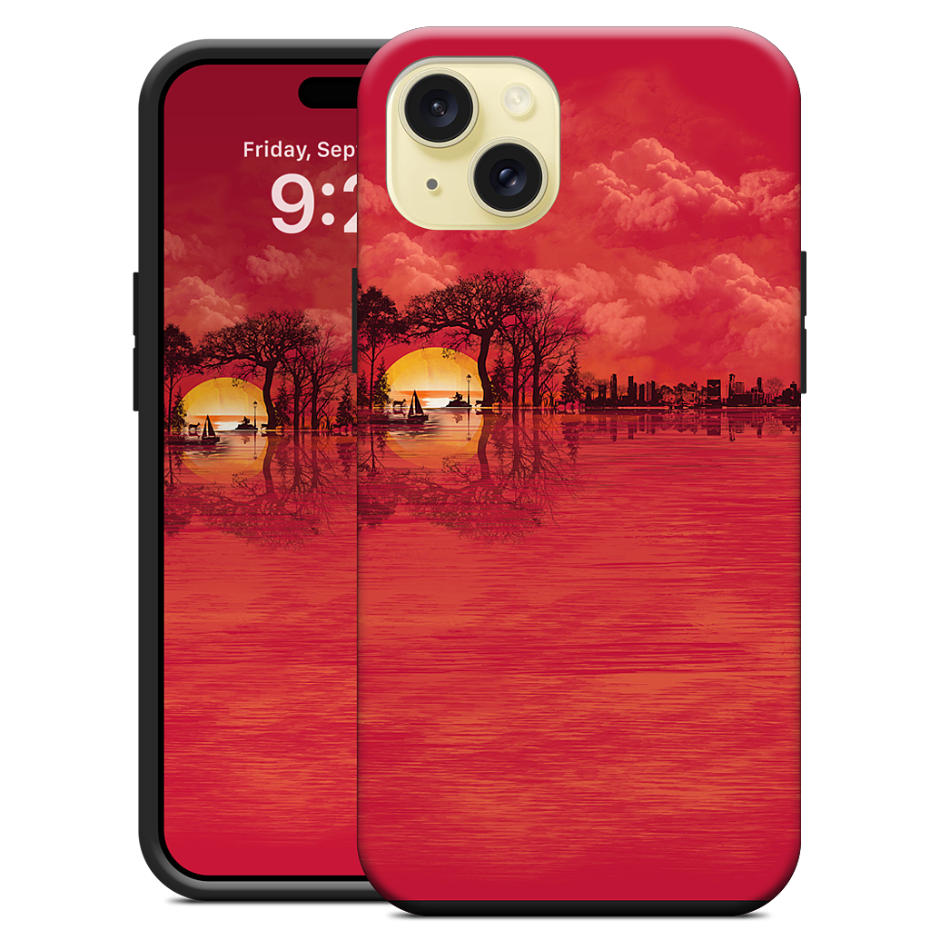 Musical Sunset iPhone Case