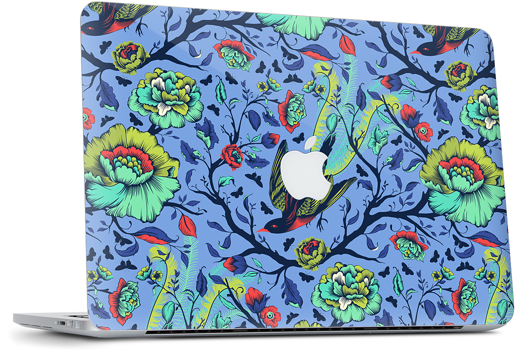 Tail Feathers Lupine MacBook Skin