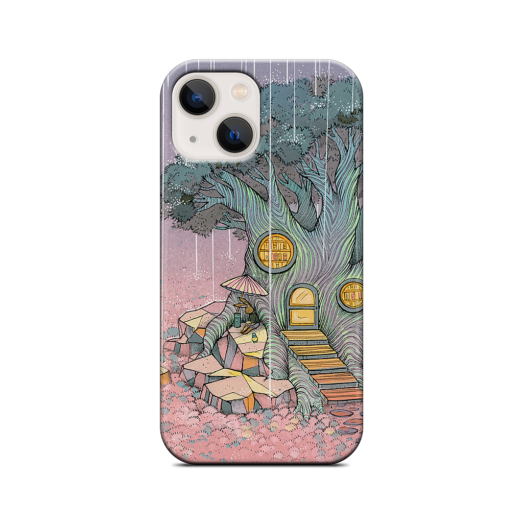 Rainy Day In The Library iPhone Case